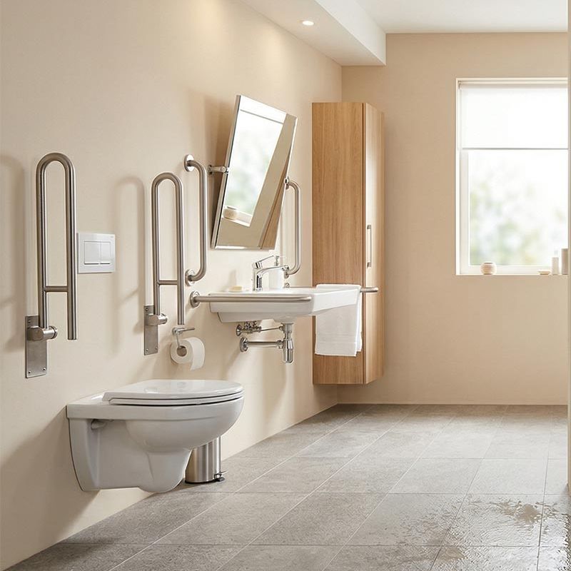 Aménagement de Toilette pour personne à mobilité réduite