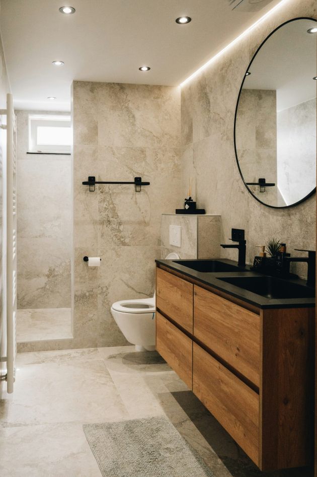 Salle de bain rénové à la Gorgue